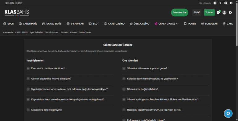 Klasbahis Mefete Yatırım Bonusu